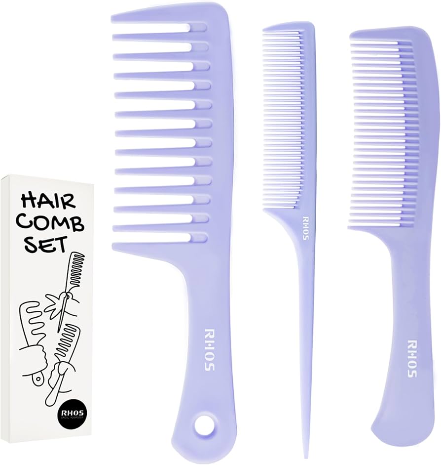 Amazon | RHOS くし 3点セットコーム 粗歯コーム、細歯ラット